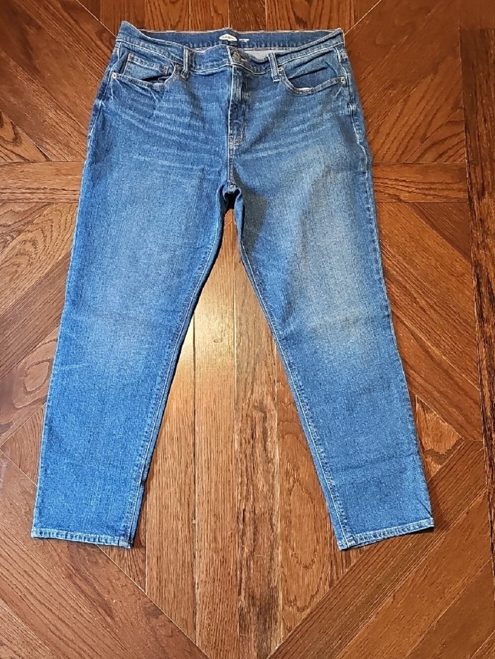 Old Navy Boyfriend Mid Rise Ankle Jeans in Medium Blue Size 12
